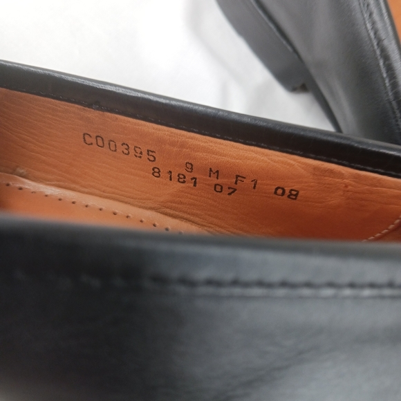 Cole Haan Pinch Maine Classic 9 M Black Equestrian Gold Horse Bit Loafers - Picture 7 of 12